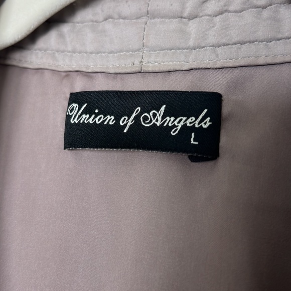 Union of Angels Taupe Sleeveless Gia Dress Size L - Picture 5 of 6